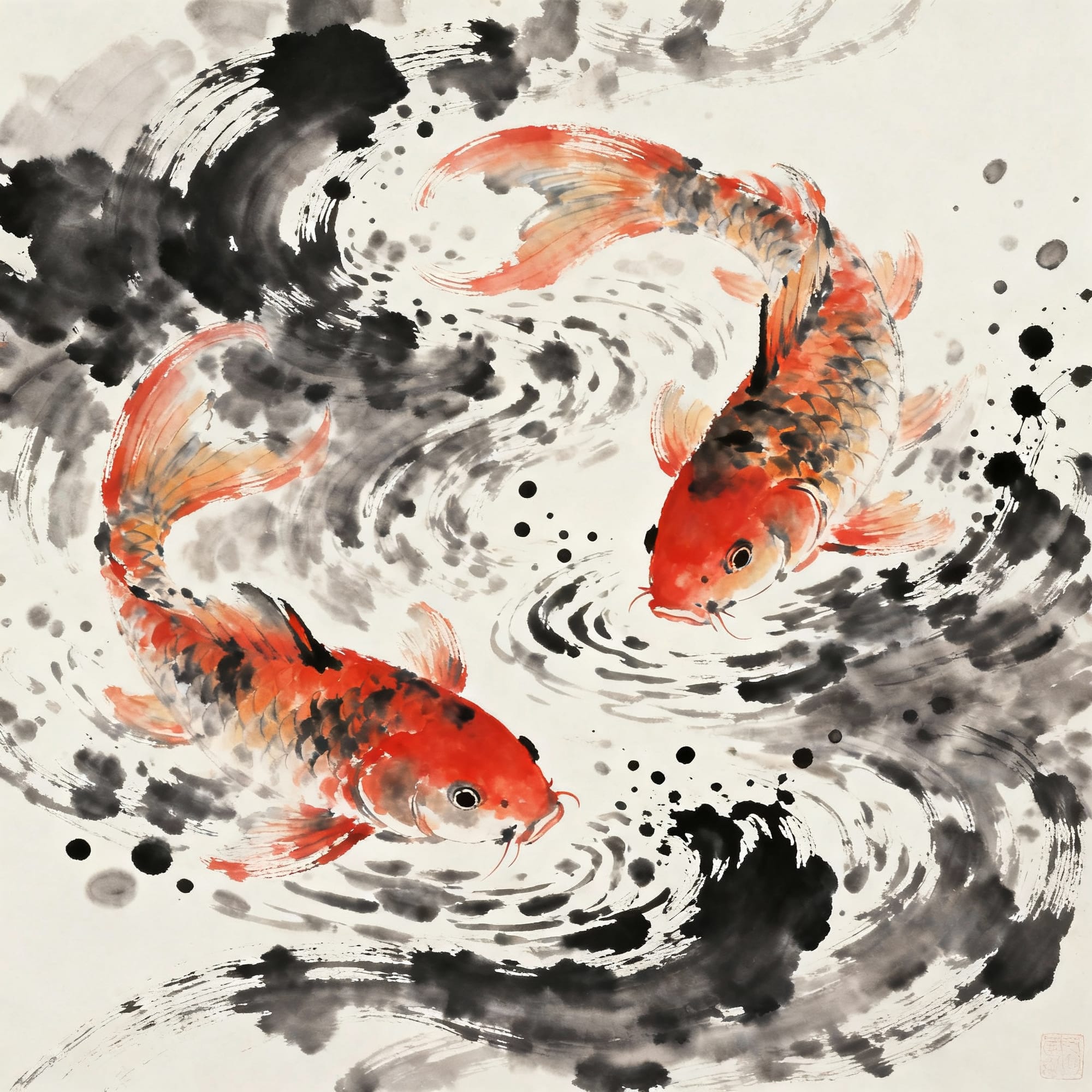 Koi Against the Current — The Courage to Change Your Circumstance