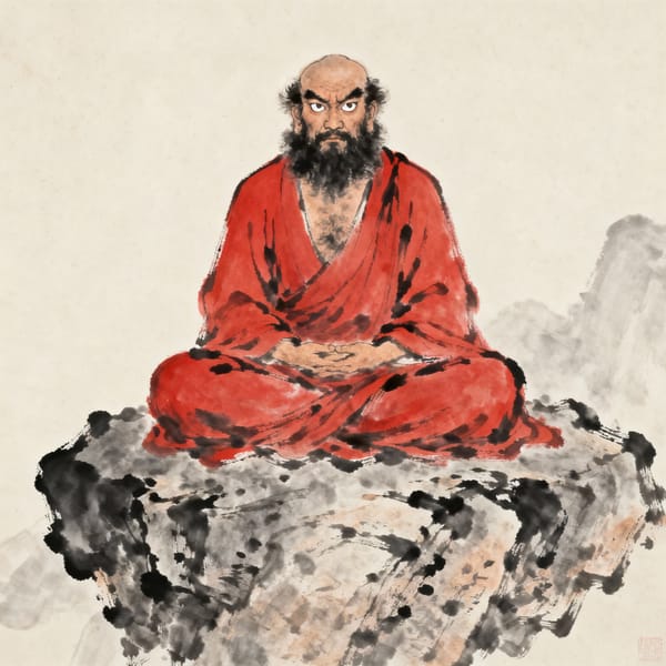 Bodhidharma’s Stillness — Patience & Perseverance as a Cultivation: Rooted in Storms, Growing Through Time