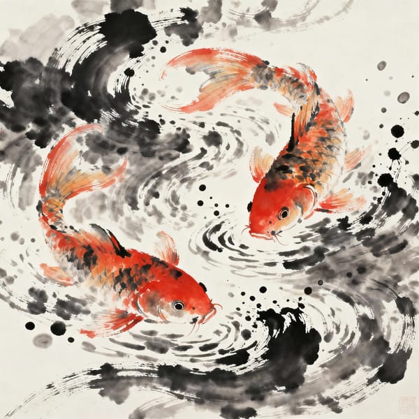 Koi Against the Current — The Courage to Change Your Circumstance